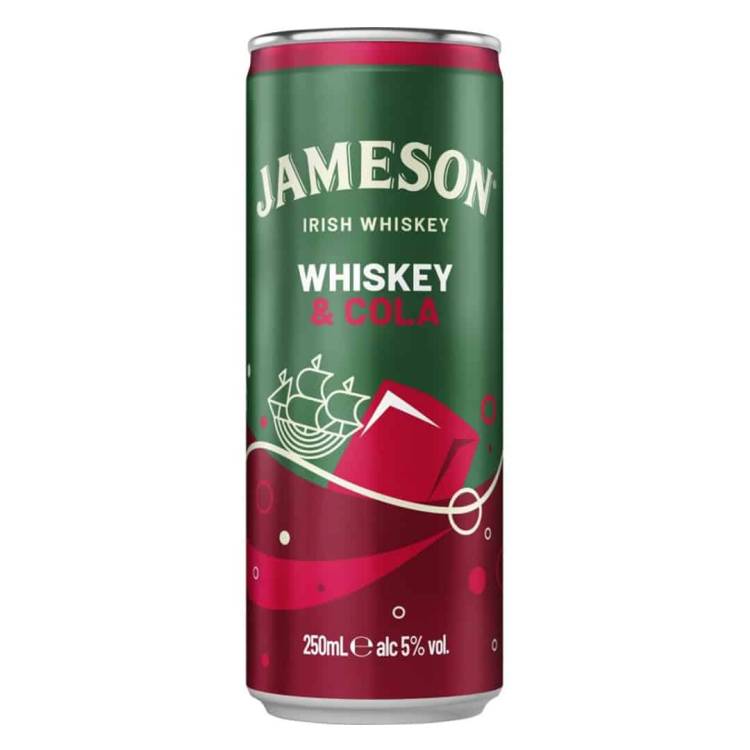 Jameson Whiskey & Cola 5% PLECH 0,25l