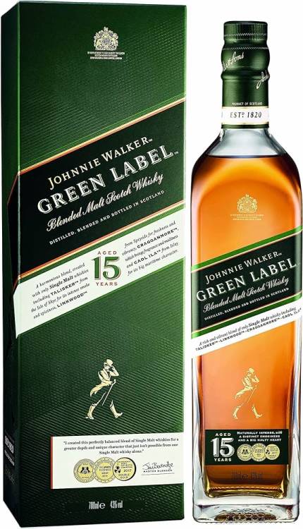 Johnnie Walker Green Label 43% GBX 0,7l