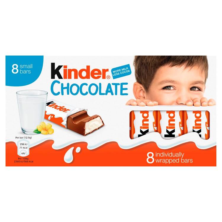 Kinder Chocolate T8 100g EU