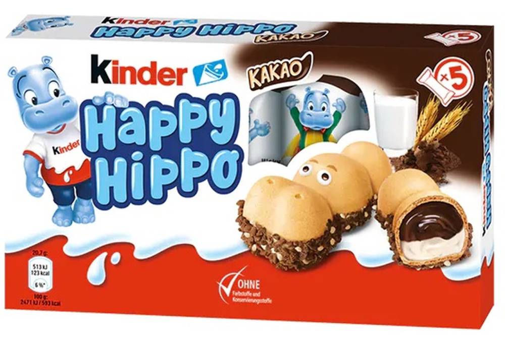 Kinder Happy Hippo Kakao 5x20,7g