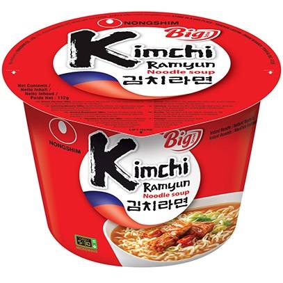 Korejské Nudle Nongshim Bowl Kimchi 16x112g