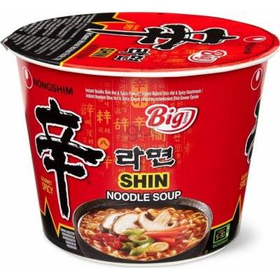 Korejské Nudle Nongshim Bowl Shin 16x114g