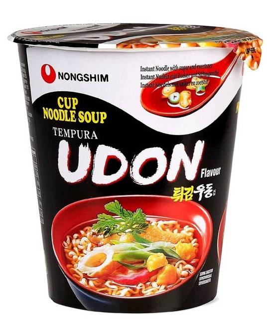Korejské Nudle Nongshim Cup Udon 12x62g