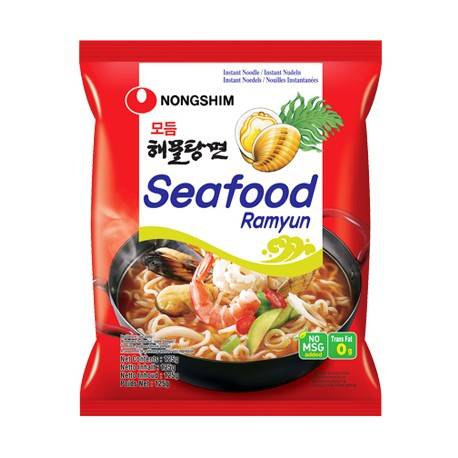 Korejské Nudle Nongshim Seafood Ramyun 20x125g