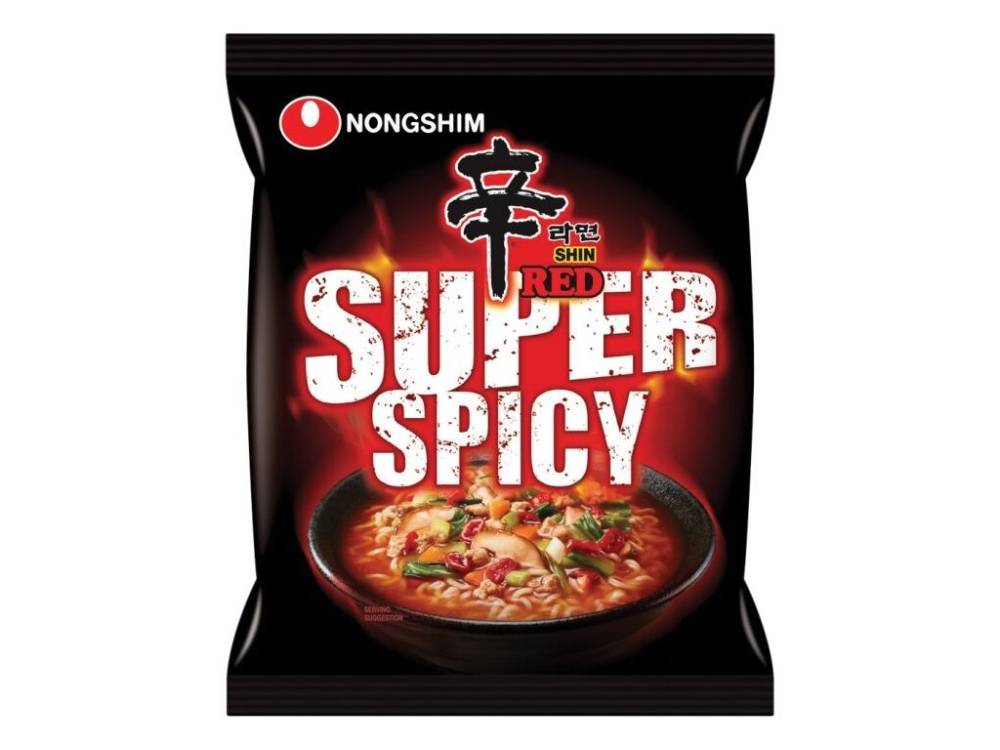 Korejské Nudle Nongshim Shin Super Spicy 20x120g