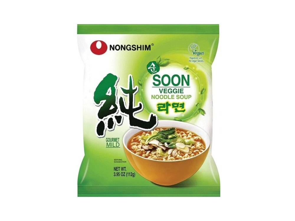 Korejské Nudle Nongshim Soon Veggie 20x112g