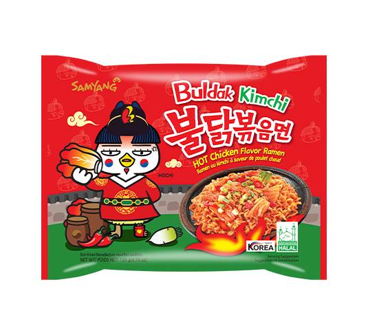 Korejské Nudle Samyang Chicken Kimchi 135g