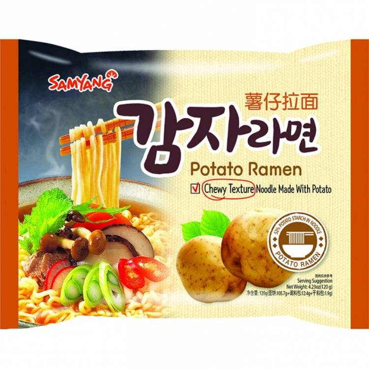 Korejské Nudle Samyang Potato Ramen 120g