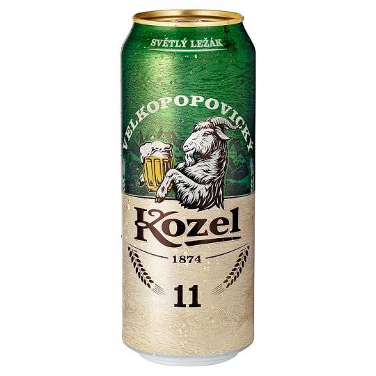 Kozel 11° PLECH 0,5l