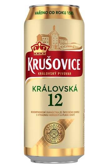 Krušovice 12° PLECH 0,5l