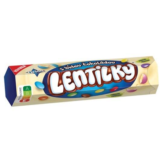 Lentilky S Bílou Čokoládou 34g