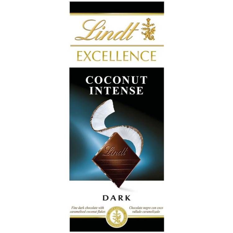 Lindt Excellence Coconut Intense 100g