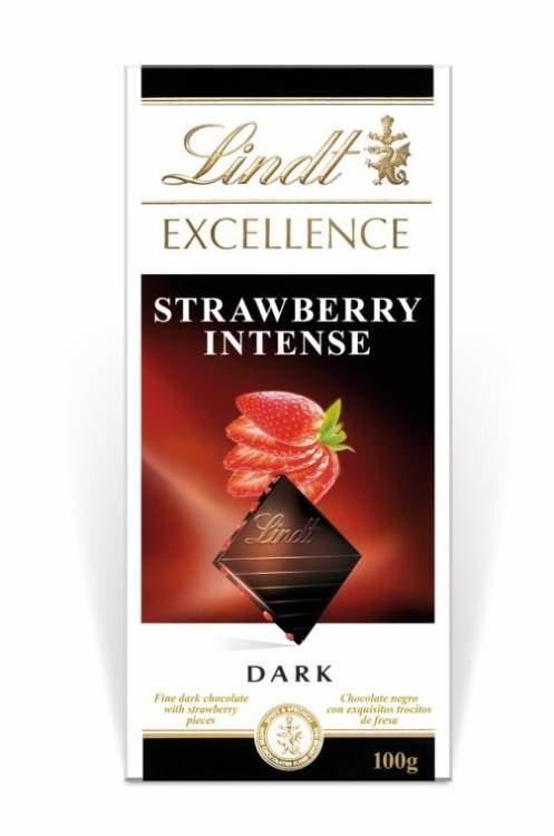 Lindt Excellence Strawberry Intense 100g