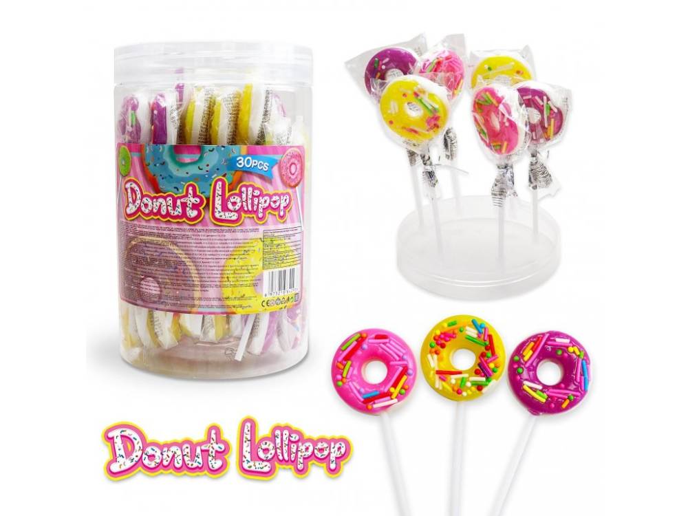 Lízátko Donut 30x15g