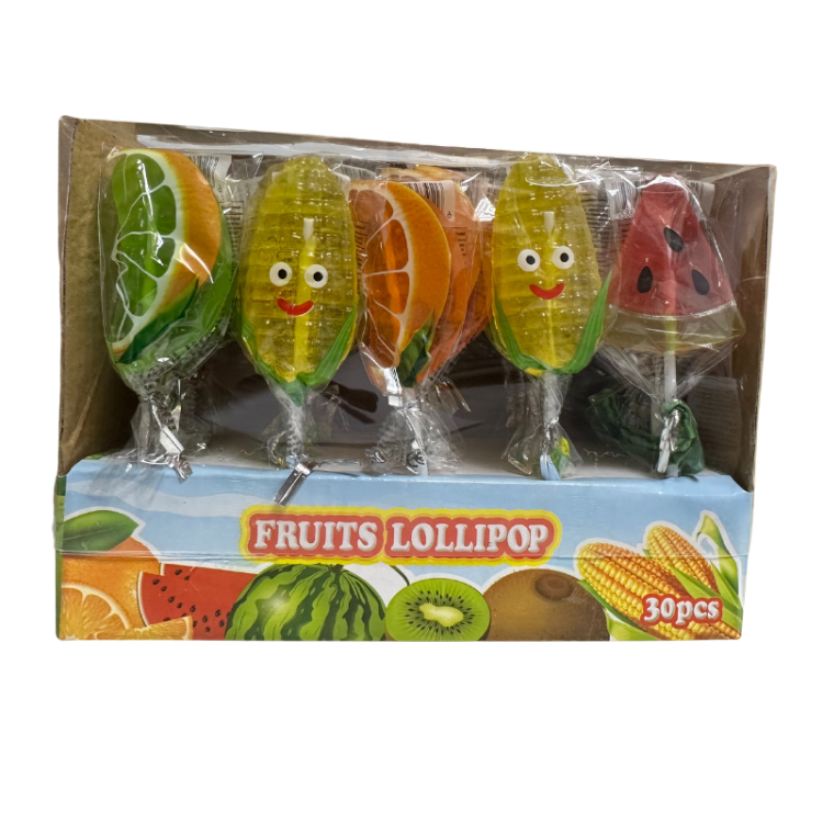 Lízátko Fruits Lollipop 30x15g