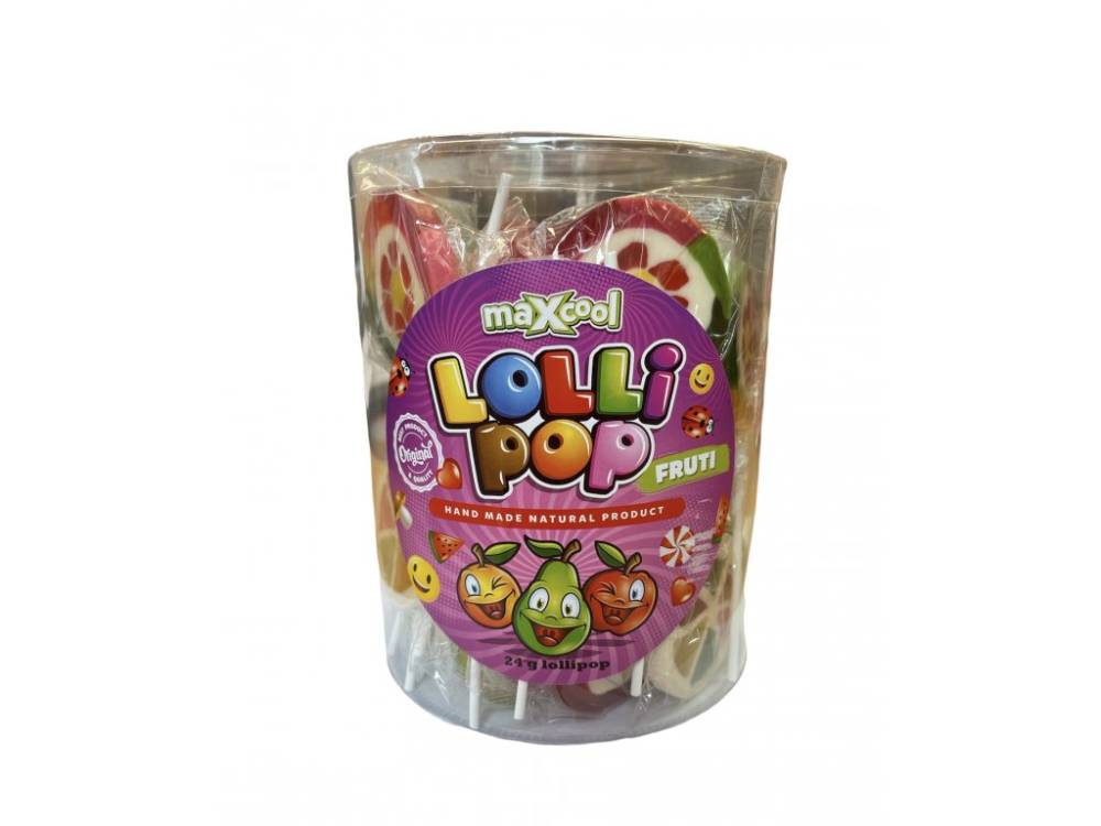 Lízátko MaxCool Lollipop Roks-Pop 50x24g