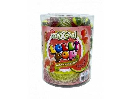 Lízátko MaxCool Lollipop Watermelon 100x12g