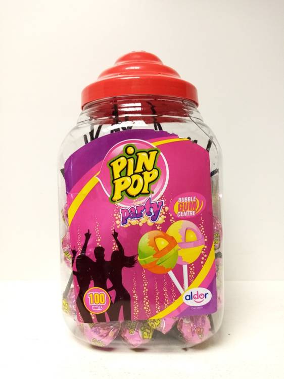 Lízátko Pin Pop Party 100x18g