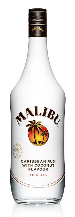 Malibu Caribbean Rum 21% 1l