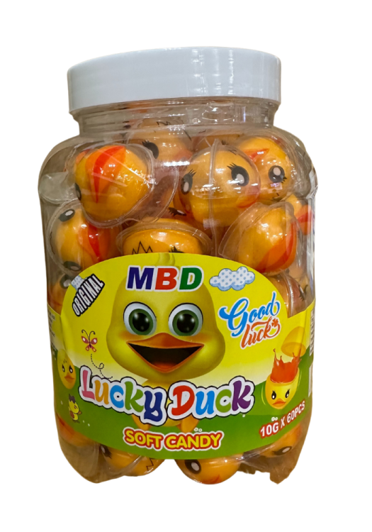 MBD Gummy Bursting Ball Lucky Duck 60x10g