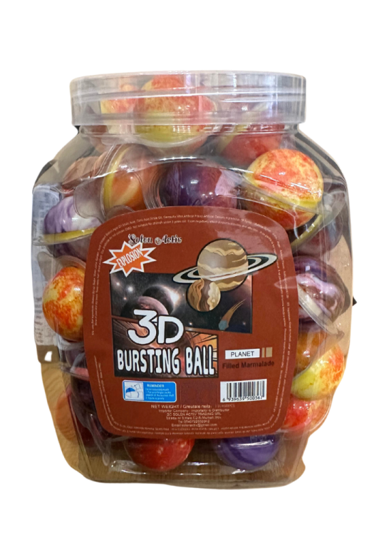 MBD Gummy Bursting Ball Planet 60x10g