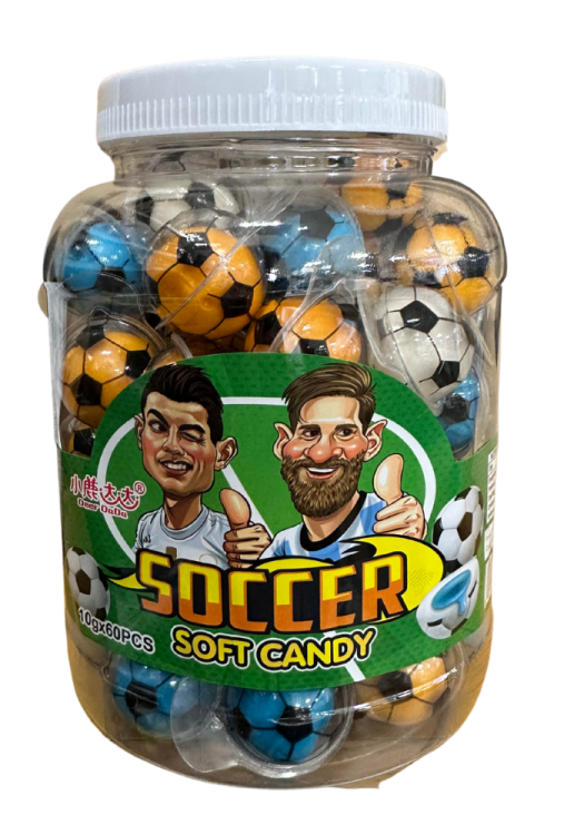 MBD Gummy Bursting Ball Soccer 60x10g