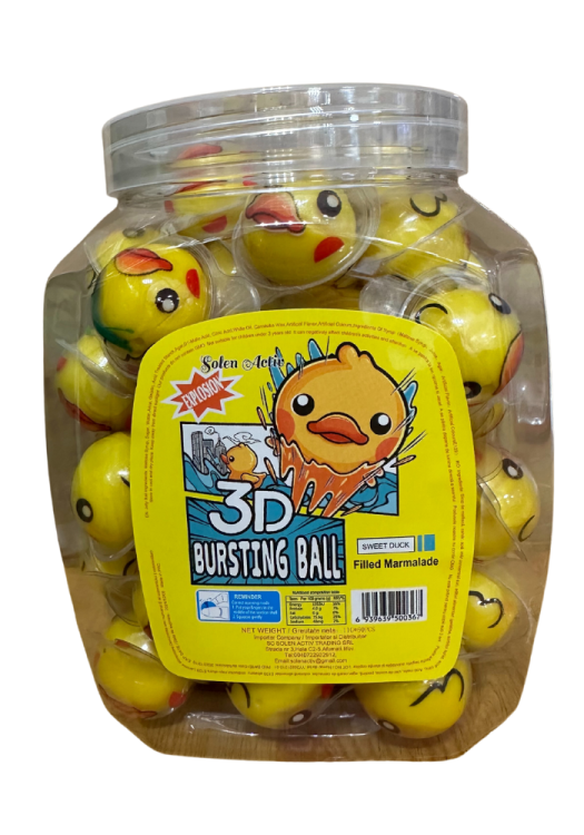 MBD Gummy Bursting Ball Sweet Duck 60x10g