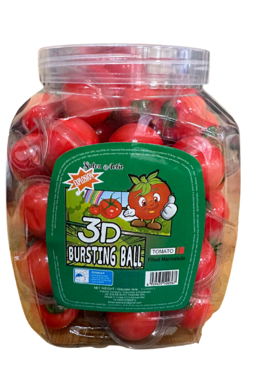 MBD Gummy Bursting Ball Tomato 60x10g