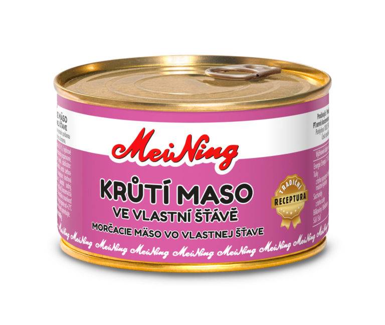 Mei Ning Krutí Maso 400g