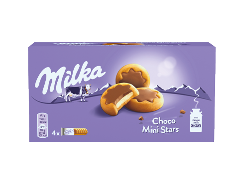 Milka Biscuits Choco Mini Stars 150g