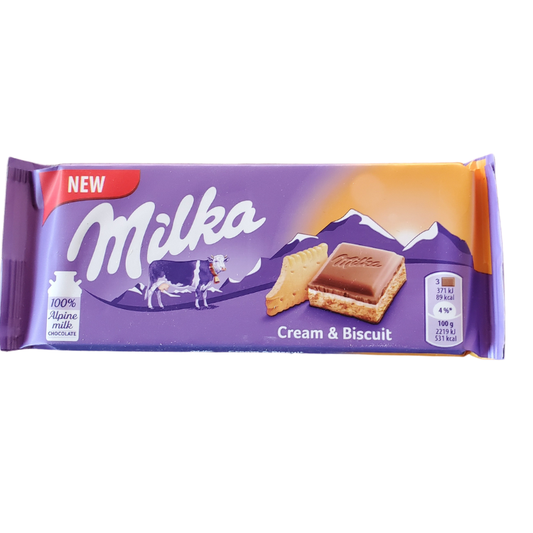 Milka Čokoláda Creme & Biscuit 100g