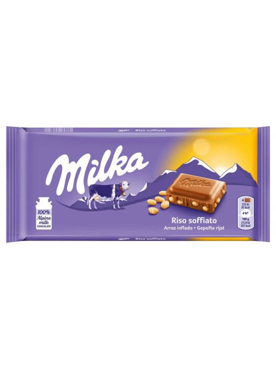 Milka Čokoláda Crispy Rice 100g