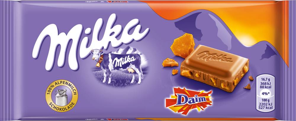 Milka Čokoláda Daim 100g