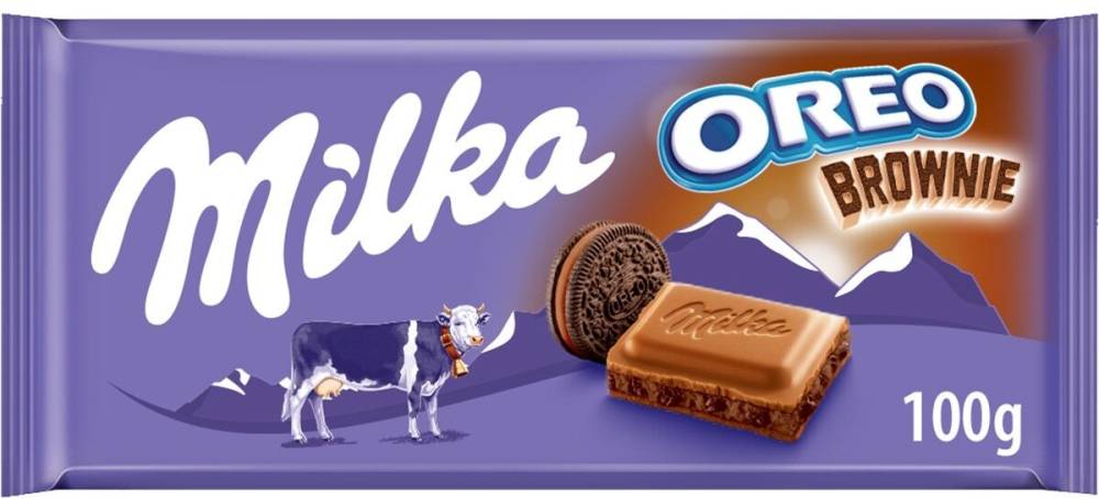 Milka Čokoláda Oreo Brownie 100g