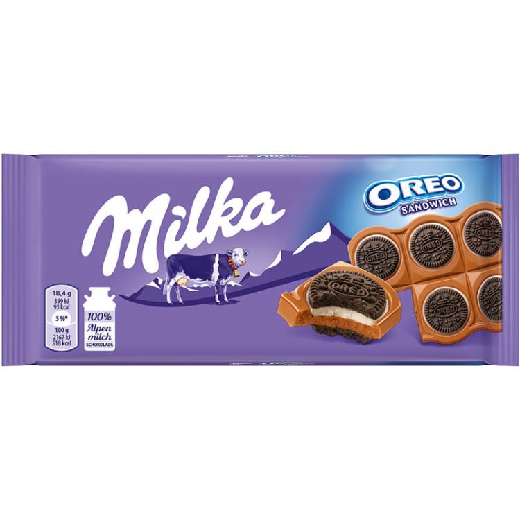 Milka Čokoláda Oreo Sandwich 92g