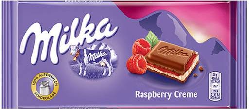 Milka Čokoláda Raspberry 100g