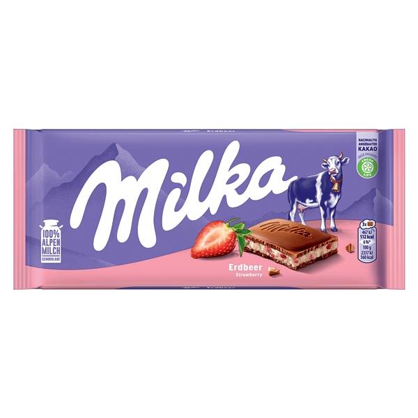 Milka Čokoláda Strawberry 100g