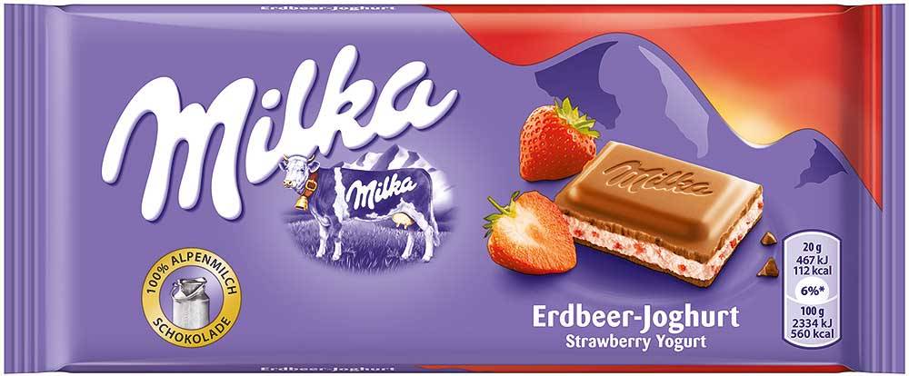 Milka Čokoláda Strawberry Yogurt 100g