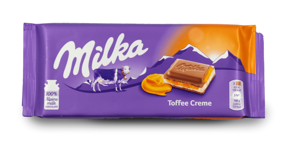 Milka Čokoláda Toffee Creme 100g