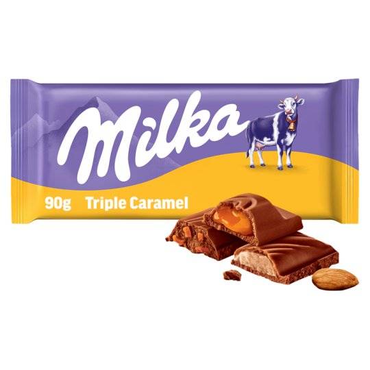 Milka Čokoláda Triple Caramel 100g