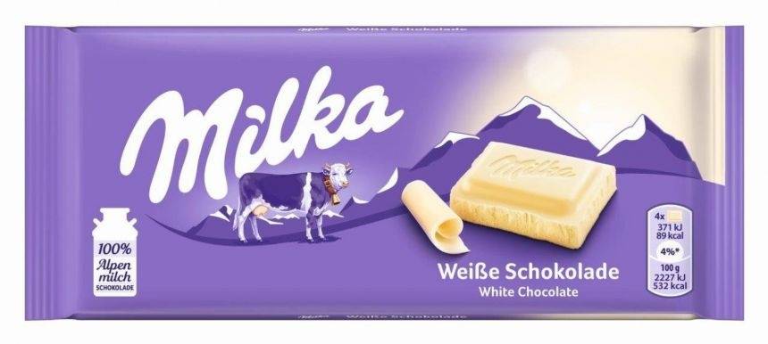 Milka Čokoláda White 100g