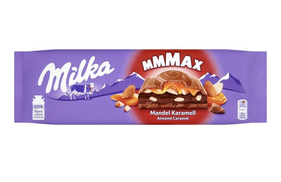 Milka Mmmax Almond Caramel 300g
