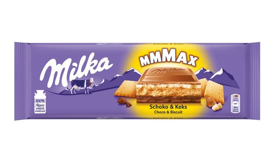 Milka Mmmax Choco & Biscuit 300g