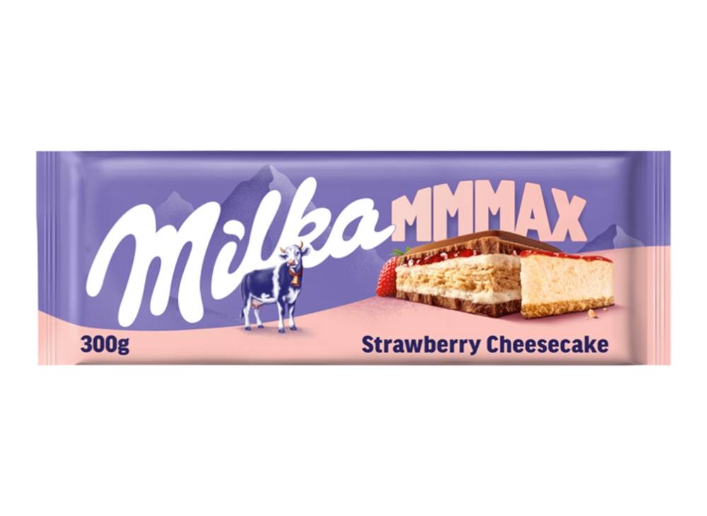 Milka Mmmax Strawberry Cheesecake 300g