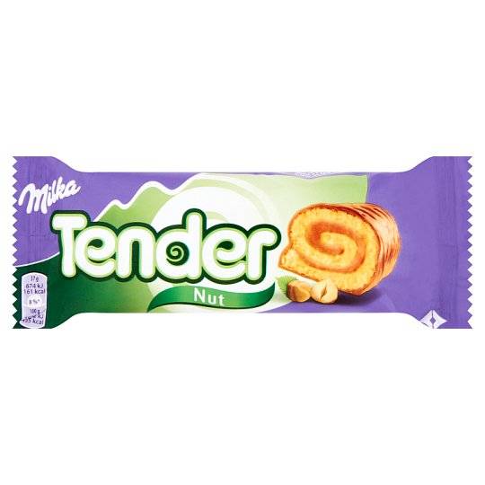 Milka Tender Roláda Oříšková 37g