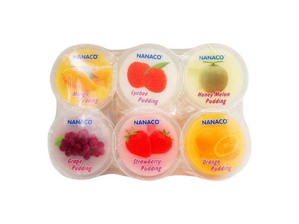 NANACO Pudding Různé Příchutě 6x80g