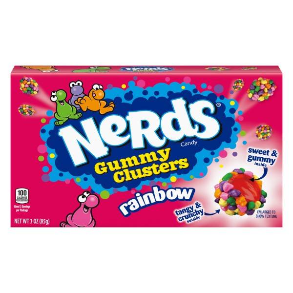Nerds Gummy Clusters Rainbow 12x85g