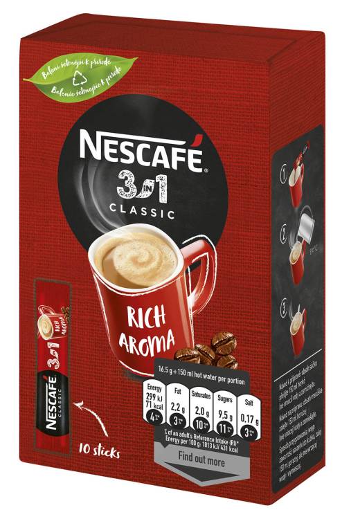 Nescafe 3in1 10x16,5g