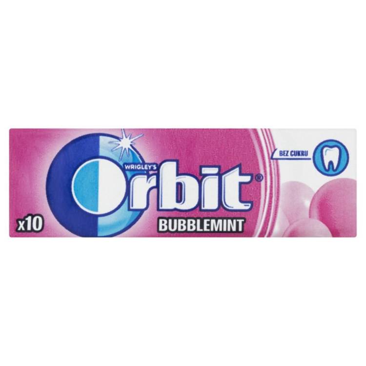 Orbit Bubblemint 30x14g EU