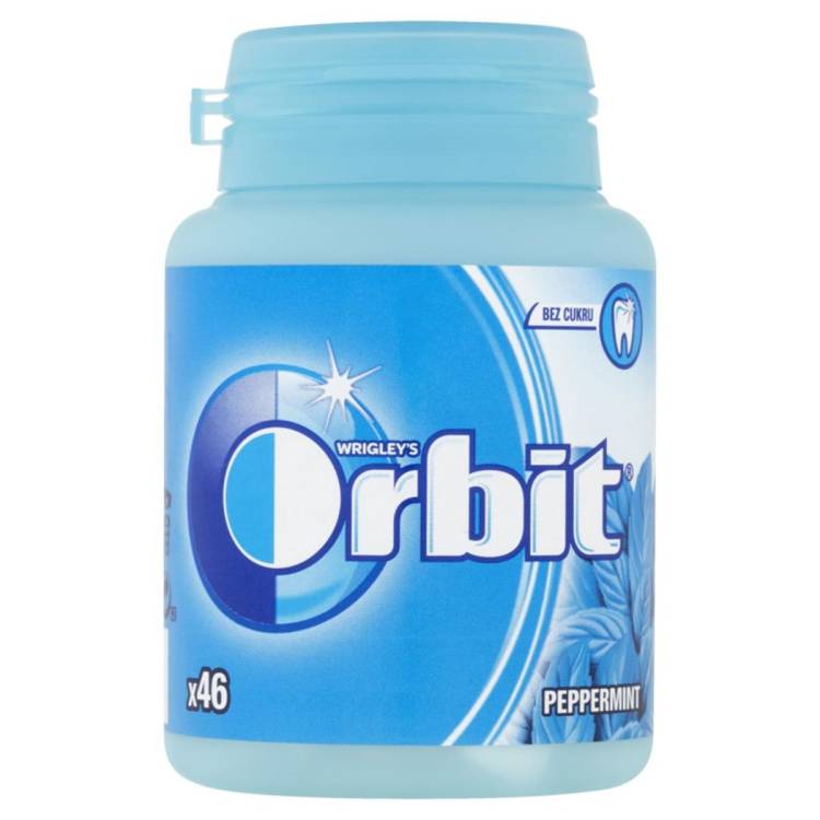 Orbit Peppermint Dóza 6x64g